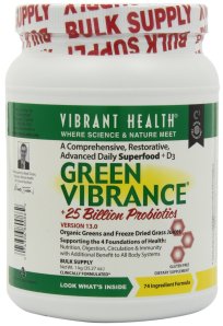 All inclusive SuperFood formula with herbs, detox, probiotics, and more. A personal favorite!