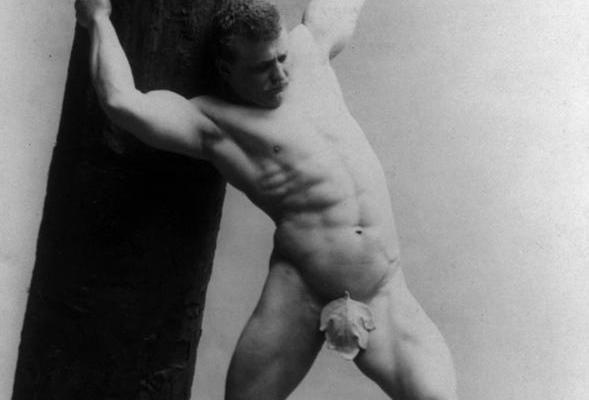 A very famous strongman from the old days