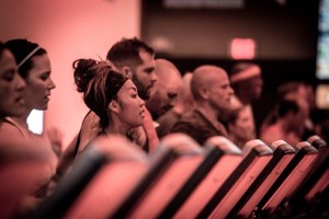 Treadmill intervals, if you go to OTFSeattle you'll recognize a face or two from this special Ft. Lauderdale workout