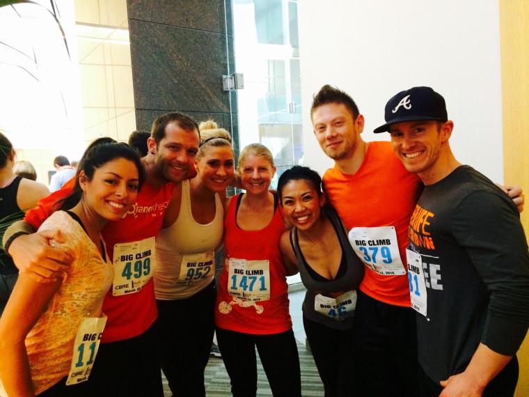 Team Orangetheory Fitness Seattle at the Big Climb 2015