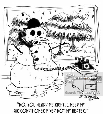 Funny snowman