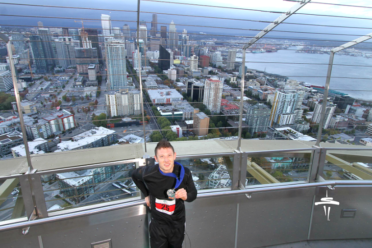 Base 2 Space Needle selfie